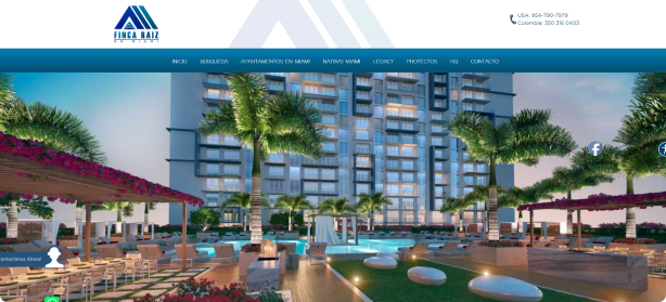 Desarrollo web para empresas de finca raíz en Miami - Florida