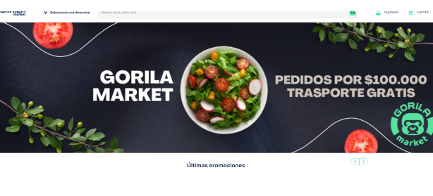 Diseño paginas web Gorilamarket