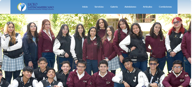 Desarrollo web Colegio Liceo Latinoamericano